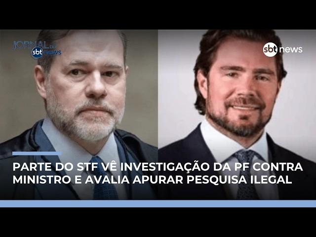 Relatório da PF sobre Toffoli gera reação no STF e pode virar investigação |#JornaldoSBTNews