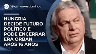 Número recorde de húngaros vai às urnas em eleição que pode tirar Orbán após 16 anos | #NewsDomingo