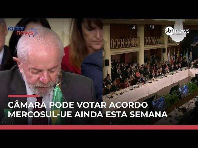 Congresso acelera votação do acordo UE-Mercosul em meio a tarifaço | #RadarNews
