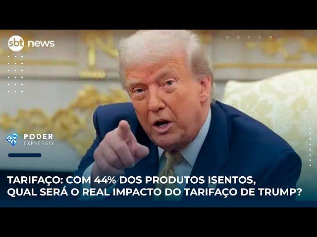 Tarifaço: Com 44% dos produtos isentos, qual será o real impacto do tarifaço de Trump? 