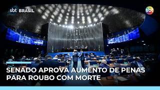 Senado aprova aumento de penas para latrocínio e roubo de celular 