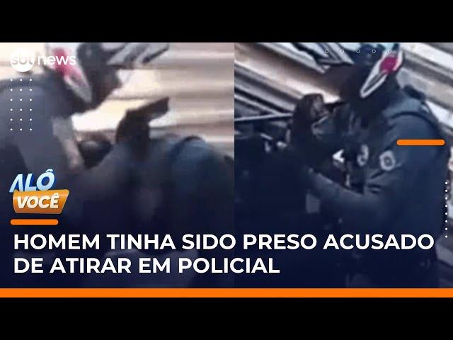 Justiça mandar soltar suspeito de roubar arma de policial baleado em SP | #AloVoce