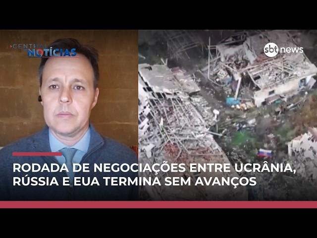 Conflito Ucrânia-Rússia: EUA tentam mediar, mas encontro termina em impasse | #CentraldeNoticias