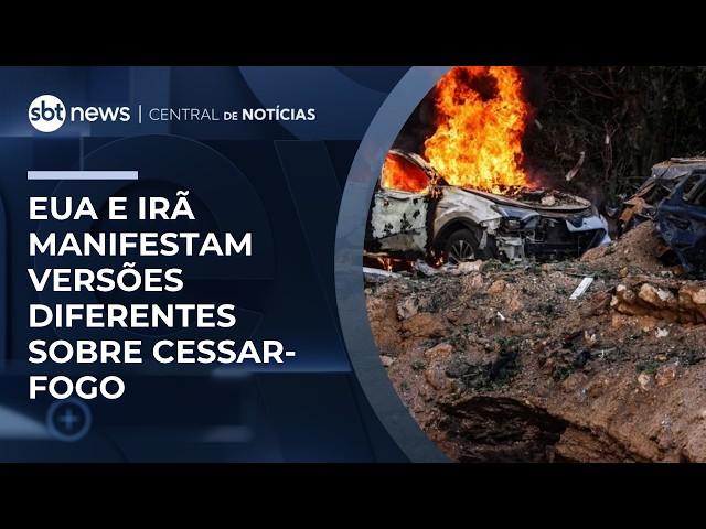 Estados Unidos e Irã manifestam versões diferentes sobre cessar-fogo | #CentraldeNotícias