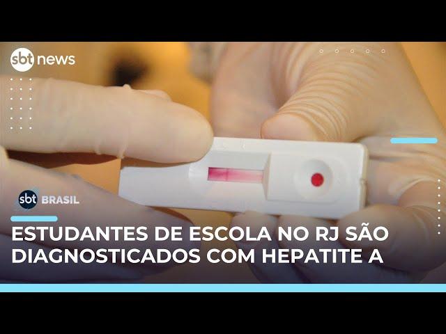 13 estudantes de escola pública em Duque de Caxias são diagnosticados com hepatite A | #SBTBrasil 