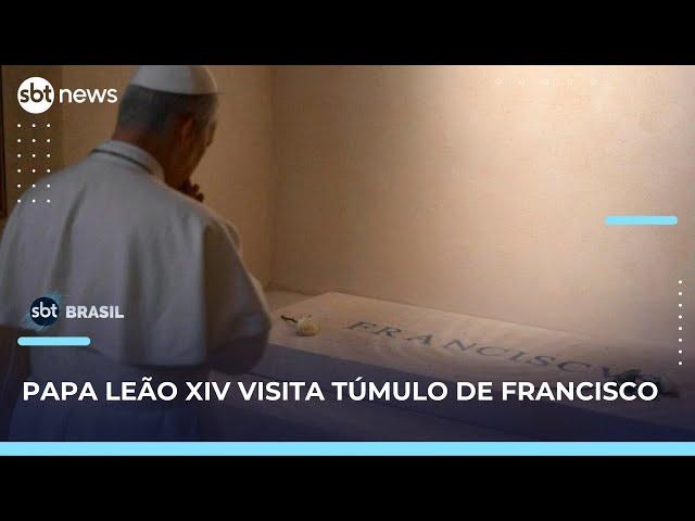 Confira como foi o sábado do papa Leão XIV | SBT Brasil (10/05/25)