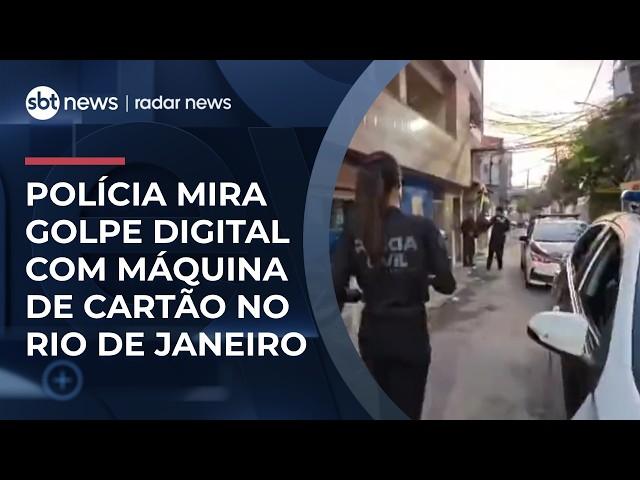 Ação no Rio tenta desarticular fraude digital com maquininhas | #RadarNews