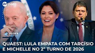 ▶️ Poder Expresso | Pesquisa mostra empate de Lula com Tarcísio e Michelle no 2º turno de 2026