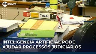 Inteligência Artificial pode ajudar processos judiciários | #SBTNews (17/05/25)