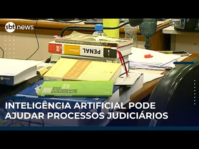 Inteligência Artificial pode ajudar processos judiciários | #SBTNews (17/05/25)
