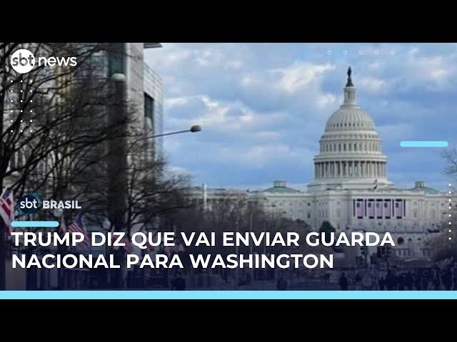 Trump quer expulsar os sem-teto de Washington e mandá-los para "longe da capital" | #SBTBrasil