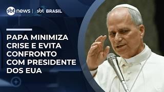 Papa Leão XIV evita confronto com Trump e esclarece declaração