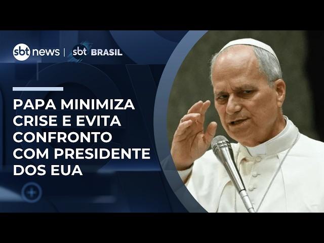 Papa Leão XIV evita confronto com Trump e esclarece declaração