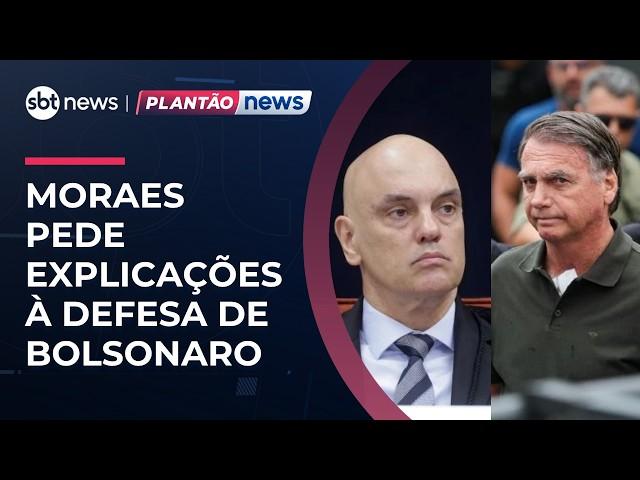 Após Eduardo falar em enviar vídeo ao pai, Moraes pede explicações à defesa de Bolsonaro |#NewsManhã