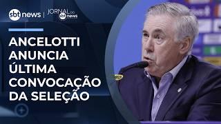 Ancelotti faz última convocação antes da lista final da Copa | #JornaldoSBTNews