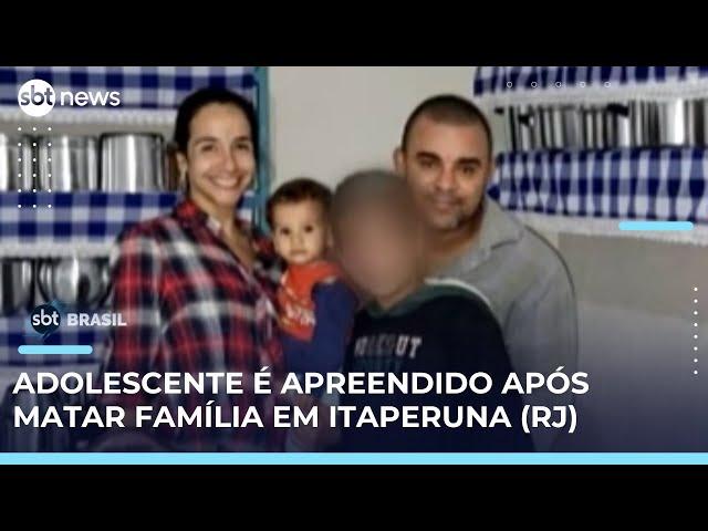 Jovem de 14 anos mata pais e irmão de 3 anos em Itaperuna (RJ) | #SBTBrasil 