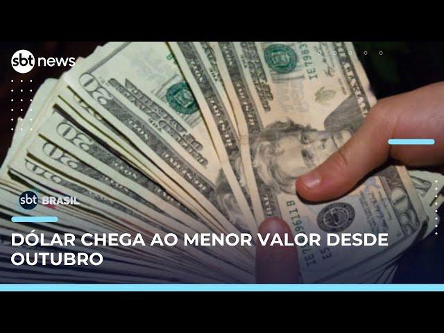 Dólar fecha no menor patamar desde outubro e IBovespa recua | SBT Brasil (05/06/25)