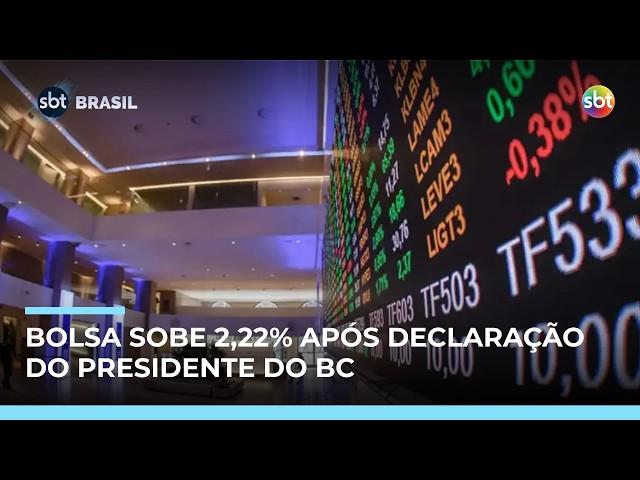 Ibovespa bate recorde e fecha acima de 190 mil pontos após fala de presidente do BC