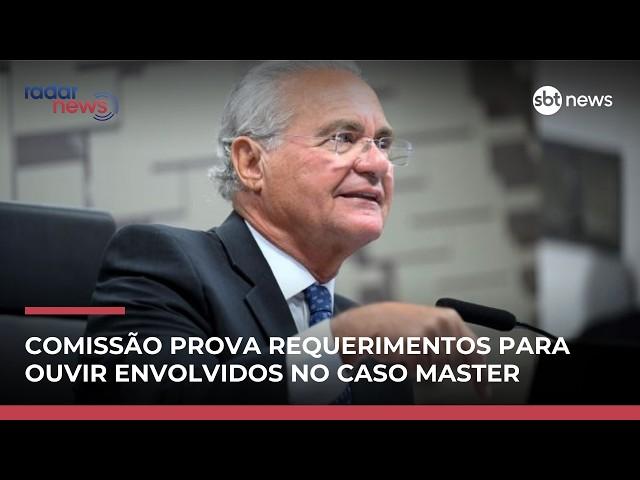 CAE aprova requerimentos para ouvir envolvidos no caso Banco Master, afirma Calheiros