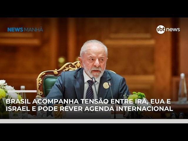 Brasil acompanha tensão entre Irã, EUA e Israel e pode rever agenda internacional | #NewsManhã