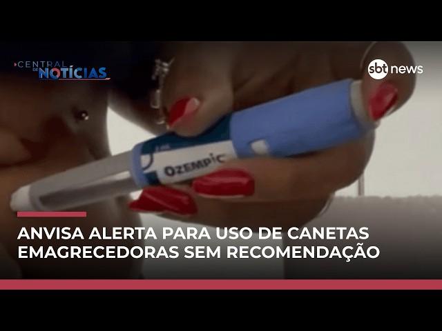 Anvisa emite alerta para uso de canetas emagrecedoras sem acompanhamento médico