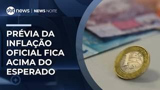 Prévia da inflação oficial desacelera, mas fica acima do esperado | #NewsNoite