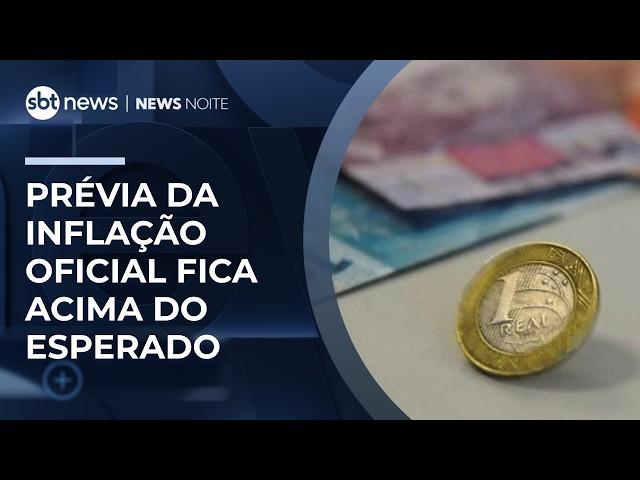 Prévia da inflação oficial desacelera, mas fica acima do esperado | #NewsNoite