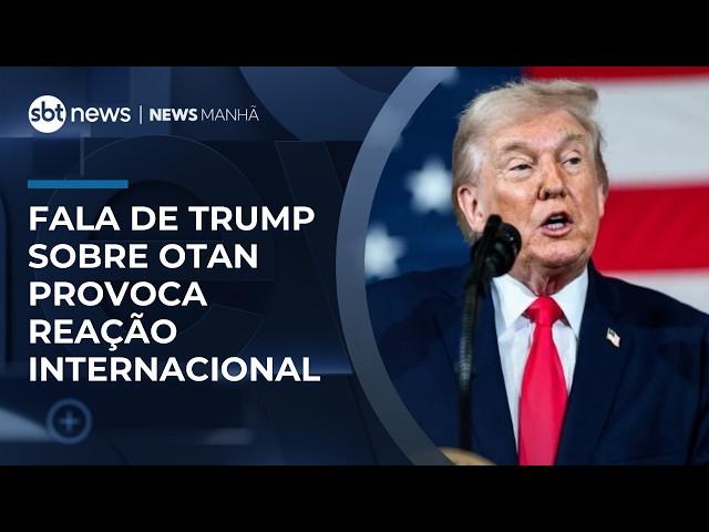 Trump ameaça tirar EUA da OTAN e eleva tensão global; especialista analisa | #NewsManhã