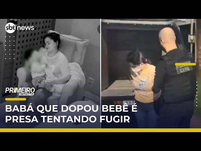 Babá que dopou bebê em Belém é presa tentando fugir | #PrimeiroImpacto