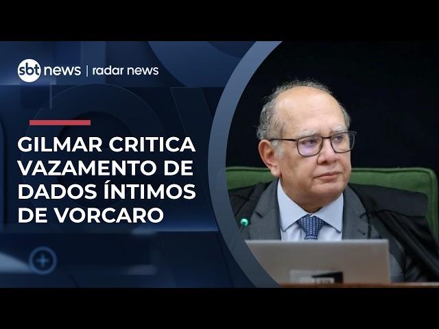 Gilmar Mendes critica vazamento de dados íntimos de Vorcaro: "Barbárie institucional"  | #RadarNews