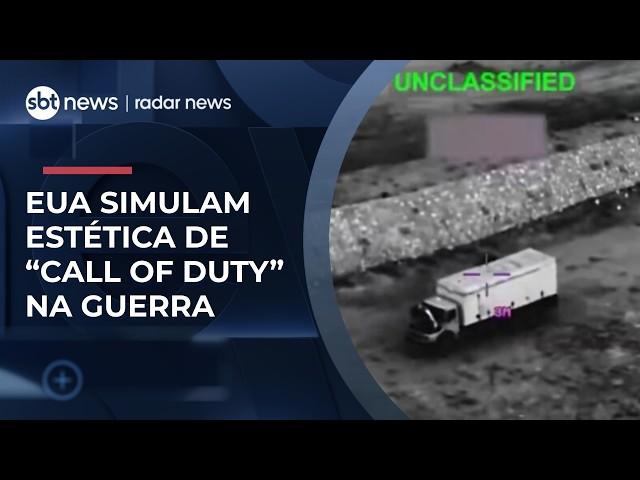 EUA usam estética de videogame para mostrar força militar na guerra; entenda | #RadarNews