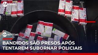 Trio da "Gangue do Ozempic" é preso e tenta subornar policiais em SP | #SBTNotícias (06/06/25)