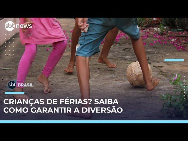 SBT Brasil mostra iniciativas para garantir diversão para crianças nas férias | #SBTBrasil 