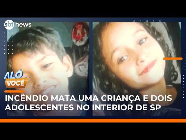 Incêndio em casas mata três em SP; adolescente morreu tentando salvar irmã | #AloVoce