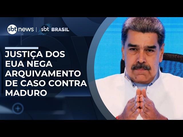 Maduro volta a tribunal em NY e Justiça nega arquivamento de acusações por tráfico