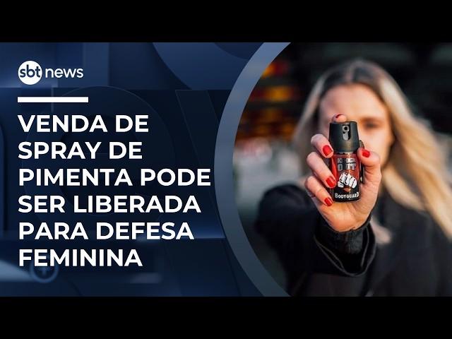 Projeto no Senado propõe liberar spray de pimenta para mulheres | #NewsSábado