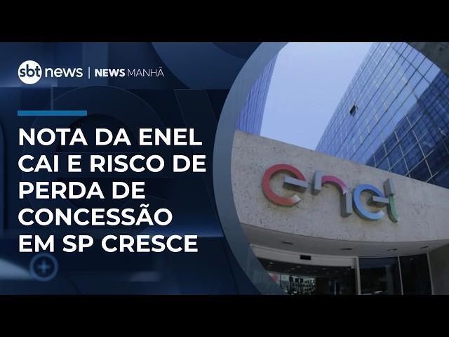 Nota da Enel cai ao último nível antes de perder grau de investimento | #NewsManhã