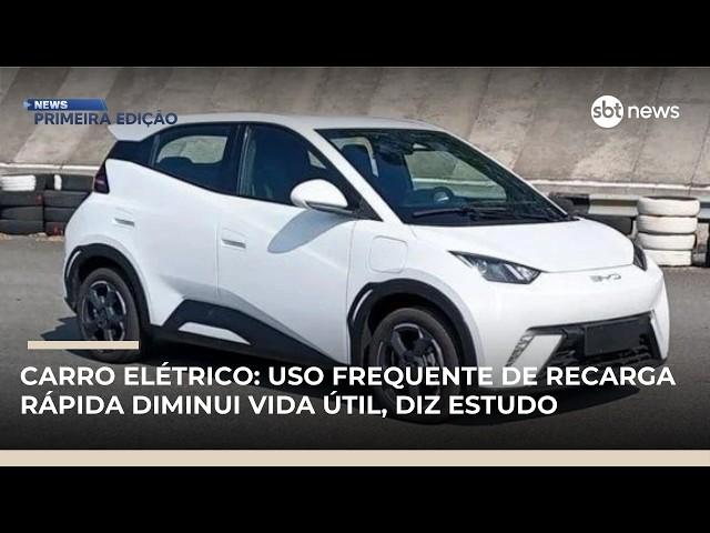 Recargas rápidas frequentes desgastam baterias de carros elétricos, diz estudo | #NewsPrimeiraEdição