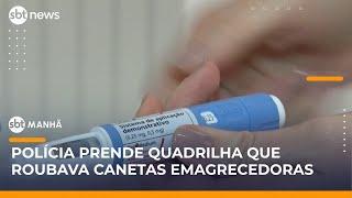 Polícia Civil prende quadrilha especializada em roubo de canetas emagrecedoras| #SBTManhã
