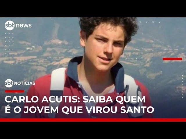 Papa Leão XIV canoniza Carlo Acutis, 1º santo da geração millennial | #SBTNotícias