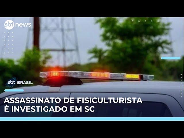 Mulher é suspeita de matar fisiculturista a facadas em Santa Catarina | #SBTBrasil 
