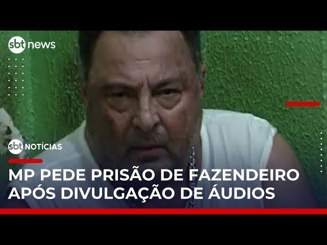 Ministério Público pede prisão de fazendeiro acusado de ameaçar vizinhos | #SBTNoticias 