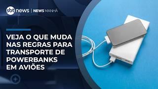 Anac muda regras para transporte de powerbanks em voos | #NewsManhã