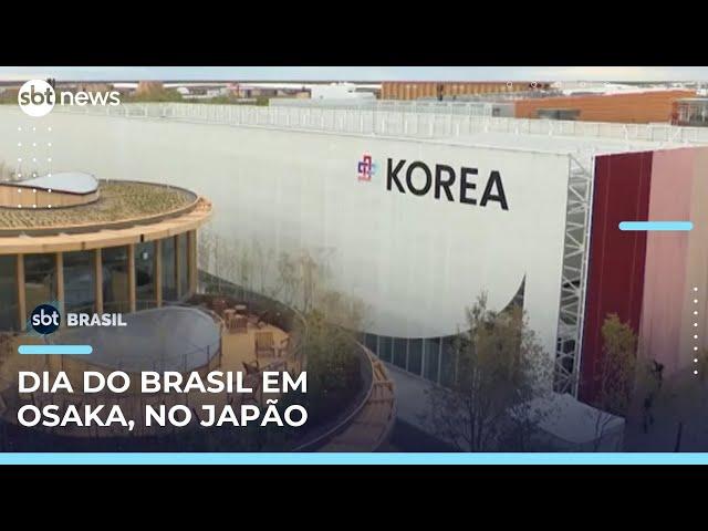 Expo Osaka: Brasil é destaque na feira mundial de países no Japão | #SBTBrasil