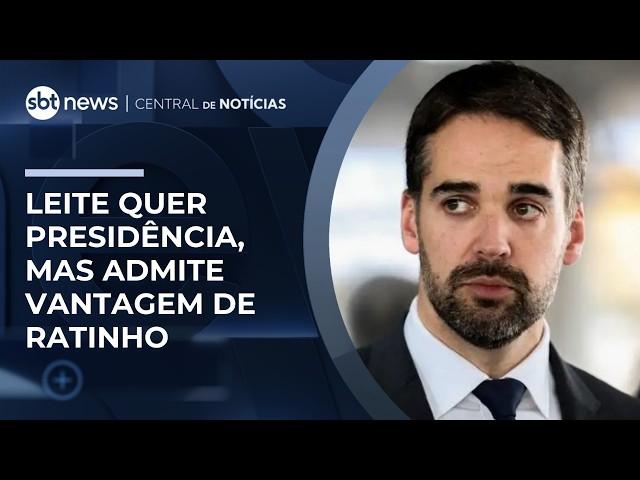 Leite quer presidência, mas admite vantagem de Ratinho e cogita Senado | #CentraldeNotícias