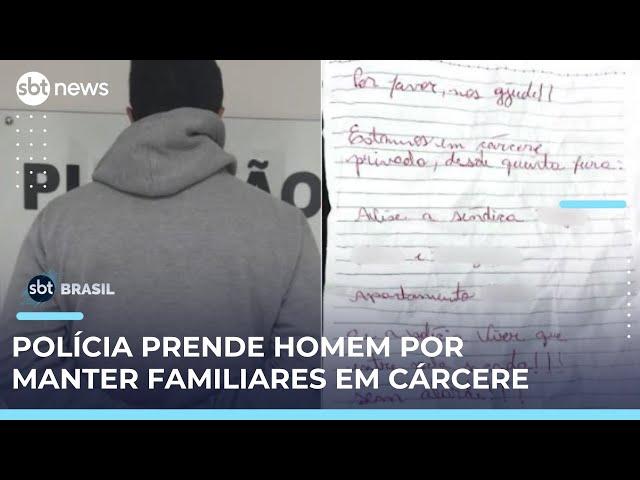 Mãe e filha mantidas em cárcere  jogaram bilhetes com pedido de socorro pela sacada | #SBTBrasil