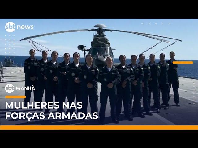 34 mil mulheres se alistam para o serviço militar voluntário no Brasil | #SBTManhã