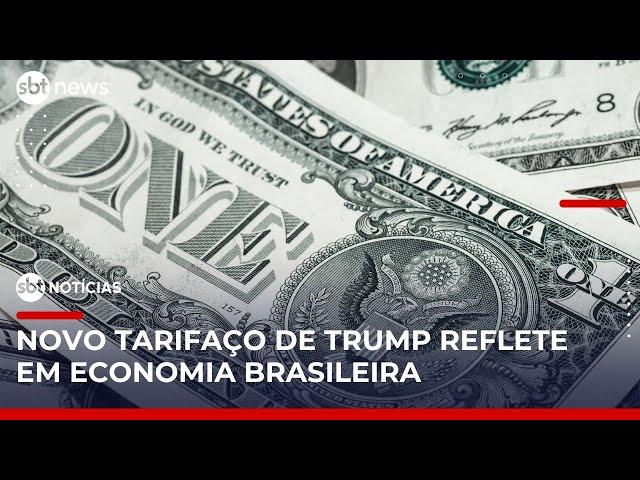 Dólar fecha em alta após Trump falar em nova tarifa ao Brasil | #SBTNotícias