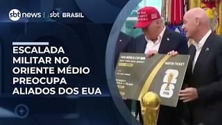 Guerra no Oriente Médio: Trump pressiona aliados; FIFA confirma jogos do Irã