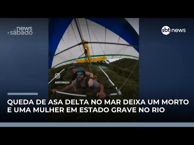 Acidente com asa delta mobiliza bombeiros e termina com vítima fatal | #NewsSábado